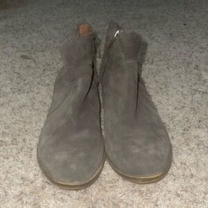 Gray Lucky Brand Ankle Booties
